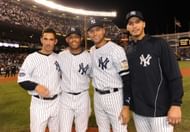 (Left to Right) Jorge Posada, Mariano Rivera, Derek Jeter, Andy Pettitte - Source: Getty